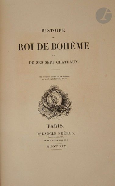 null NODIER (Charles).
Histoire du roi de Bohëme et de ses sept châteaux.
Paris :...