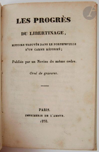 null [NOUGARET (Pierre-Jean-Baptiste).
Les Progrès du libertinage, histoire trouvés...