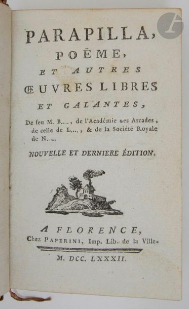 null [RECUEIL DE TEXTES ÉROTIQUES].
Ensemble de textes libertins du XVIIIe siècle.
2...