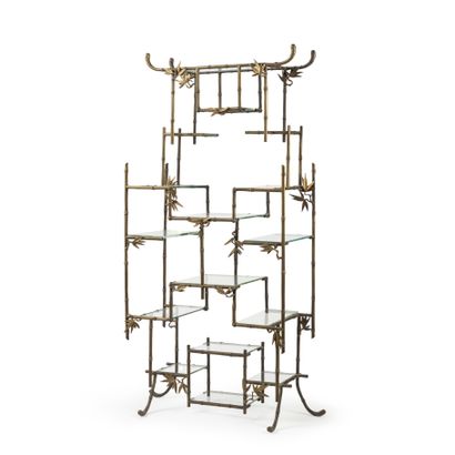 null ÉDOUARD LIÈVRE (1828-1886
)Bamboo stems and grouped foliageRare
shelf treated...