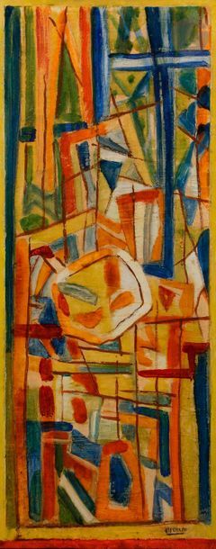 null Roger BISSIÈRE (1886-1964)
Composition, vers 1946
Peinture à l’huile et essence...