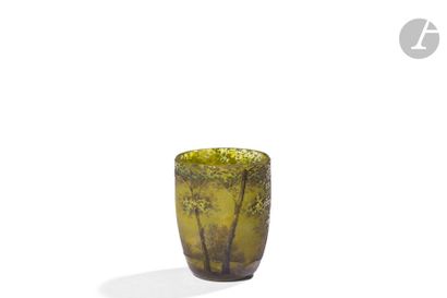 null DAUM NANCYClairière
 with trees in
 foregroundMiniature
 cup
.

 Proof in multilayer...