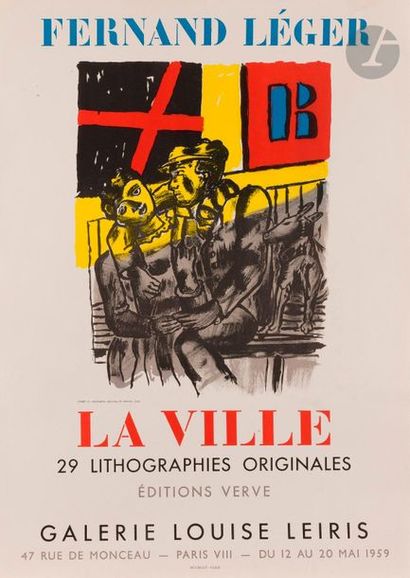 null Fernand Léger (1881-1955) (d’après)
La Ville, 29 lithographies originales, éditions...
