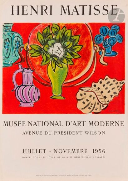 null Henri Matisse (1869-1954) (d’après)
Henri Matisse. Affiche pour une exposition...