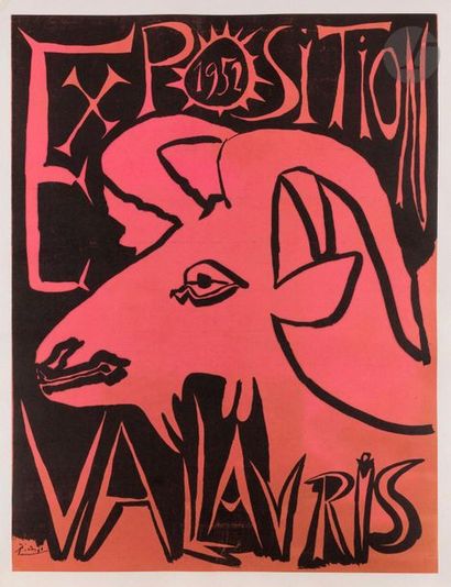 null Pablo PICASSO (1881-1973) (d’après)
Exposition Vallauris 1952. Affiche pour...