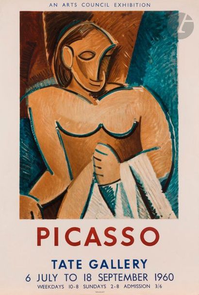null Pablo PICASSO (1881-1973) (d’après)
Affiche pour une exposition à la Tate Gallery,...