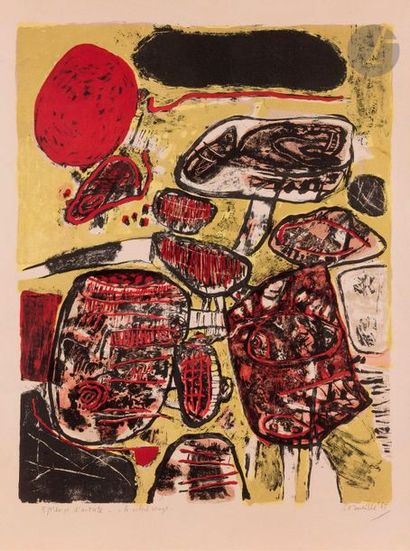 null Corneille (Guillaume van Beverloo, dit) (1922-2010)
Le Soleil rouge, 1963
Lithographie...