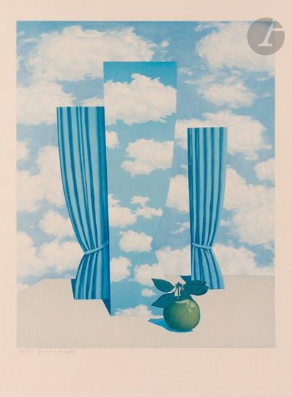 null René Magritte (1898-1967) (d’après)
Le Beau monde
Lithographie en couleurs d’après...