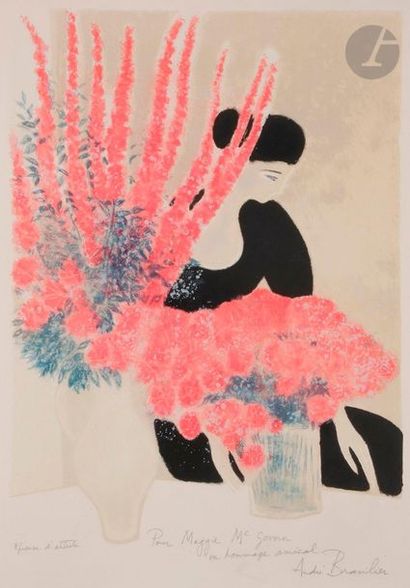 null André Brasilier (né en 1929)
Les Deux bouquets, 1980
Lithographie en couleurs....