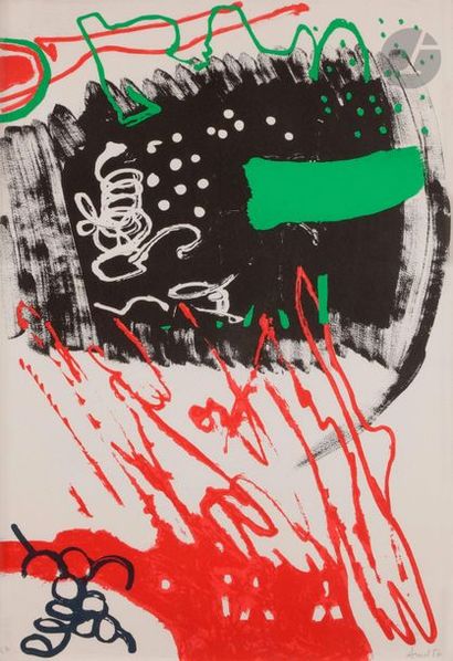 null François Arnal (1928-2012)
Composition. Affiche pour le Salon de Mai, 1987
Lithographie...