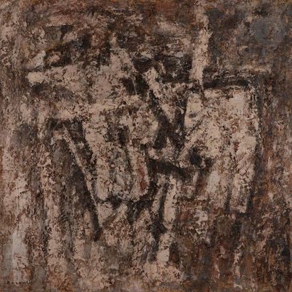 null Ezéquiel BAROUKH [égyptien] (1909-1984)
Composition, vers 1965
Huile sur toile.
Signée...