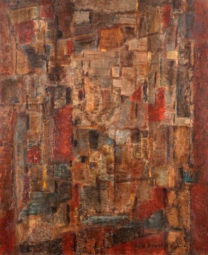 null Max PAPART (1911-1994)
Composition, 1959
Huile sur toile.
Signée et datée en...