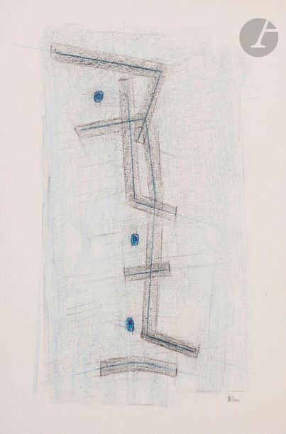 null Raymond CONINCKX dit REM (1904-1974
)
CompositionFat

pencil

, lead

pencil

and

blush.


Signed...