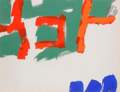null Angel ALONSO [French-Spanish](1923-1994
)
Composition, 1960Gouache.
Monogrammed...
