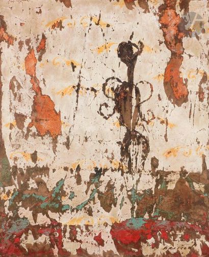 null Pierre-Marie BRISSON (b. 1955
)Chose
and others, 1996Mixed media on canvas.
Signed...