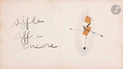 null Jean CAPDEVILLE (1917-2011)
Livre d’artiste
Technique mixte, gouache et collage...