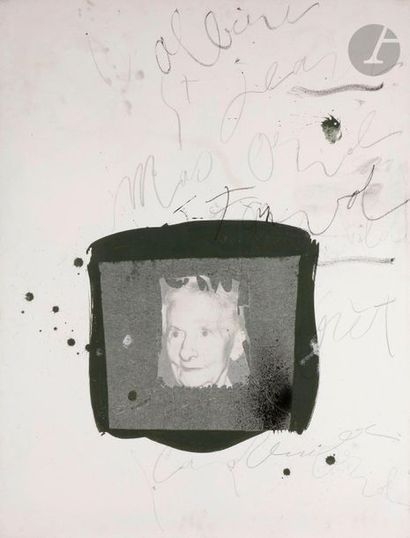 null Jean CAPDEVILLE (1917-2011)
Ma mère, vers 1990
Technique mixte et collage sur...