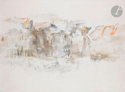 null Albert CHAMINADE (1923-2010)
Composition, 1971
Huile sur papier monté sur toile.
Signée...