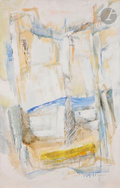 null Albert CHAMINADE (1923-2010
)
Composition, 1972Oil

and charcoal on

canvas.


Signed...