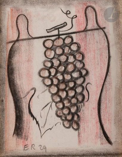 null Ernest ENGEL-PAK [belge] (1885-1965)
La Grappe de raisin
Pastel et fusain.
Monogrammé...