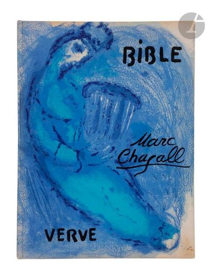 null CHAGALL (Marc).
Bible.
Paris : Éditions de la revue Verve, 1956. — In-folio,...