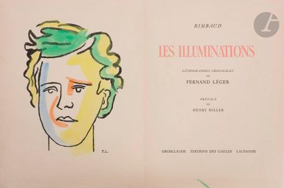 null [LÉGER (Fernand)] - RIMBAUD (Arthur).
Les Illuminations. Préface de Henry Miller.
Lausanne : Éditions...
