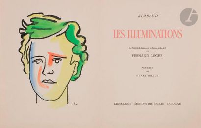 null [LÉGER (Fernand)] - RIMBAUD (Arthur).
Les Illuminations. Préface de Henry Miller.
Lausanne : Éditions...