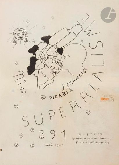 null PICABIA (Francis).
391. Superréalisme.
Paris, mai 1924. — 2 ff. in-folio.

Numéro...