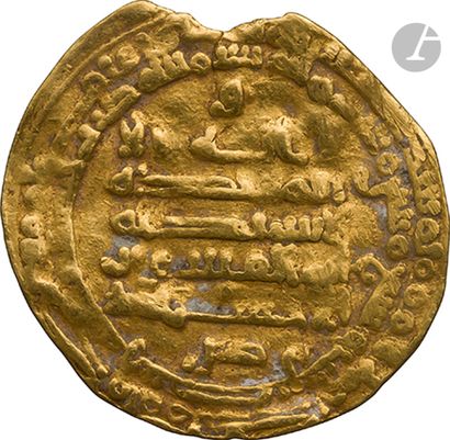 null IKHSHIDIDES. Règne d’Al-Mutî’ (334-363 H / 946-74)
Dinar d’or daté 33( ?)7 H...