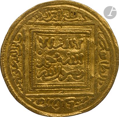 null ALMOHADES. Règne d’Abu Muhammad Abd al-Mu’min (AH 524-58 / 1130-63)
Demi-dinar...