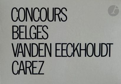 null EECKHOUDT, MICHEL VANDEN (1947-2015)
Concours belges.
Imprimerie Carto, Bruxelles,...
