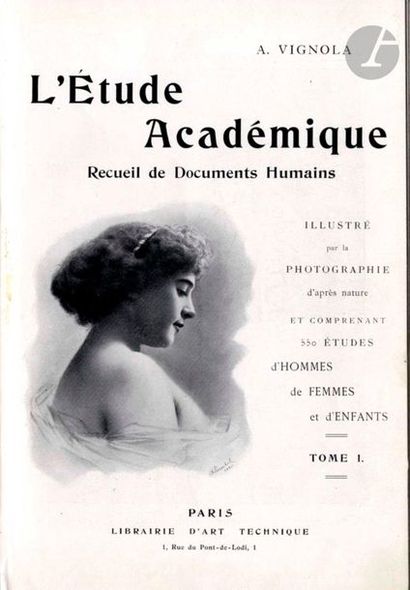 null VIGNOLA, AMEDEO (1862-1939)
2 volumes.
L’Étude académique, recueil de documents...