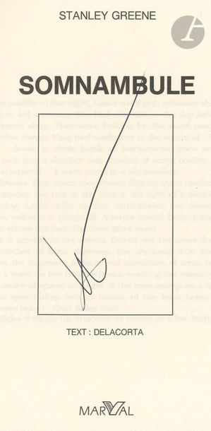 null GREENE, STANLEY (1949-2017) [Signed]
Somnambule.
Marval, Paris, 1990.
In-8 à...