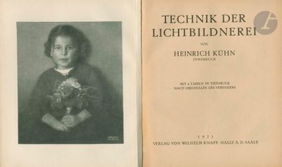 null KÜHN, HEINRICH (1866-1944)
Technik der Lichtbildnerei.
Verlag von Wilhelm Knapp.,...