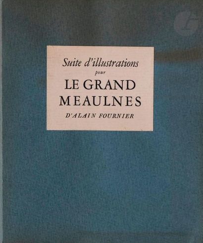 null ALBIN GUILLOT, LAURE (1879-1962).
Suite d'illustrations pour Le Grand Meaulnes...