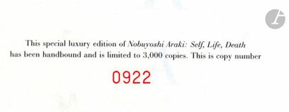 null ARAKI, NOBUYOSHI (1940)
Self-Life-Death.
Londres, Phaidon Press limited, 2005.
In-4...