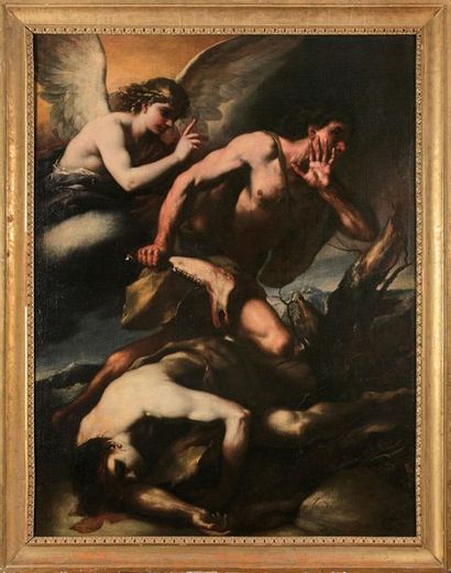 null Luca GIORDANO (Naples, 1632 - 1705)
Cain and Abel
Web.
Signed lower right: JORDANUS/F....