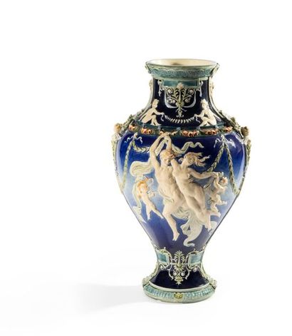 null Louis-Robert CARRIER-BELLEUSE (1848 - 1913) pour CHOISY-LE-ROI
Vase de forme...