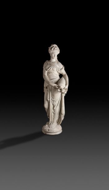 null Albert-Ernest Carrier-Belleuse (1824 - 1887)
La Source
Sculpture en marbre blanc.
Signé...