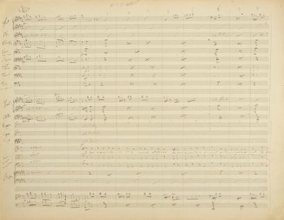  OFFENBACH Jacques (1819-1880). MANUSCRIT MUSICAL autographe, Les Brigands, [1869] ;...