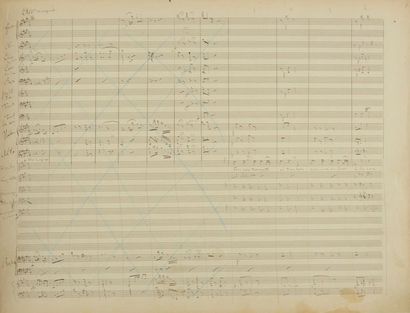 null OFFENBACH Jacques (1819-1880).
MANUSCRIT MUSICAL autographe, Les Brigands, [1869] ;...