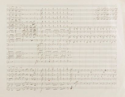 null CHHAIKOVSKY Piotr Ilyich (1840-1893).
MANUSCRIT MUSICAL autograph, [Dance of...