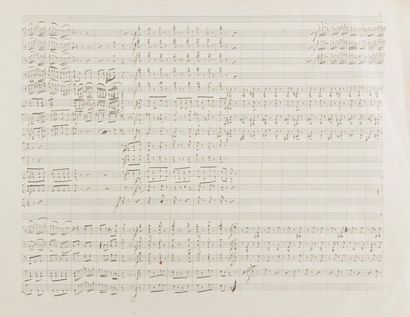 null TCHAIKOVSKY Piotr Ilitch (1840-1893).
MANUSCRIT MUSICAL autographe, [Danse des...