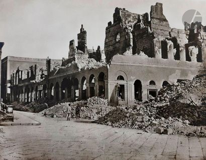 null Luigi Fiorillo (1847-1898) 
Alexandria of Egypt
 after the English bombing of...