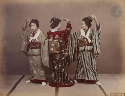 null Studio japonais non identifié
Japon, c. 1890-1900.
Lake Hakone. Hozugawa. Girls...