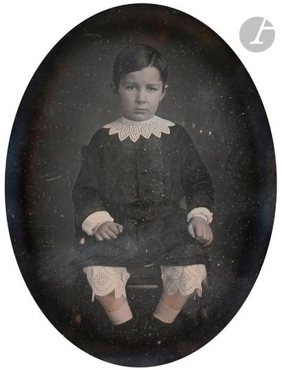 null Daguerréotypiste non identifié
Portrait d'enfant, 22 janvier 1853.
Daguerre?otype...
