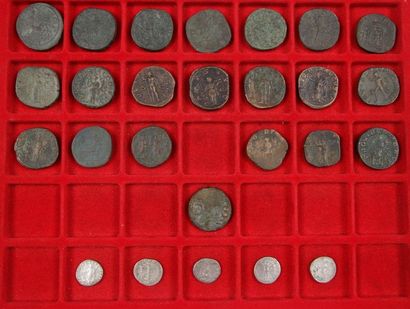 null Lot of 20 Sesterces of the Roman Empire, 3rd century (Gordian III, Philip I,...