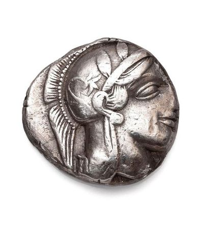 null 

ATTIQUE

Athens (480 - 407 BC)

Tetradrachma. 16,74 g

Athena's head to the...