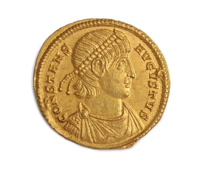 null CONSTANTS (337 -350). Solidus. Trier. 4,45 g

His diademed bust, draped and...