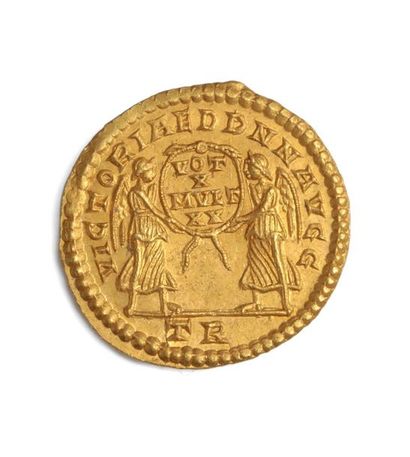 null CONSTANTS (337 -350). Solidus. Trier. 4,45 g

His diademed bust, draped and...